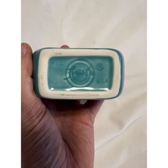 Fiesta ware By Homer Laughlin  Mini Disc Pitcher Turquoise Fiesta USA-NWOT - Picture 6 of 6